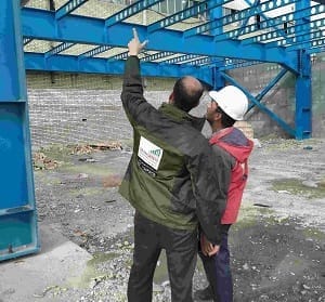 ساخت اسکلت فلزی ویلا